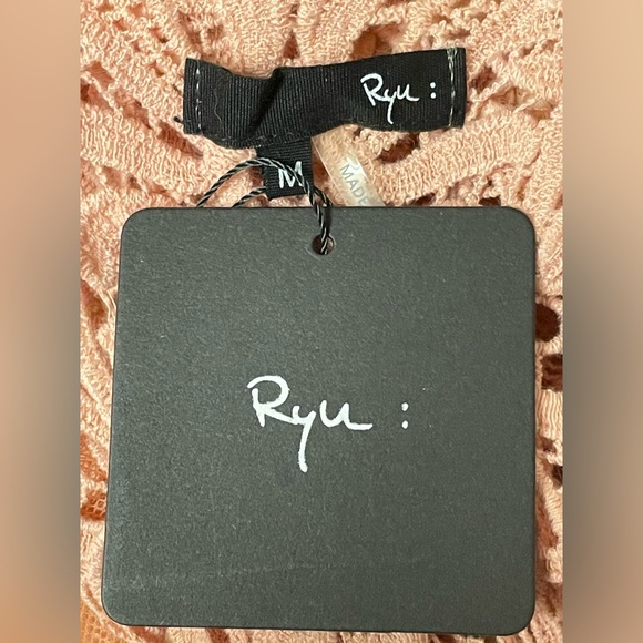 NWT Ryu: Cotton lace and crochet minidress or top (M) - Picture 5 of 5